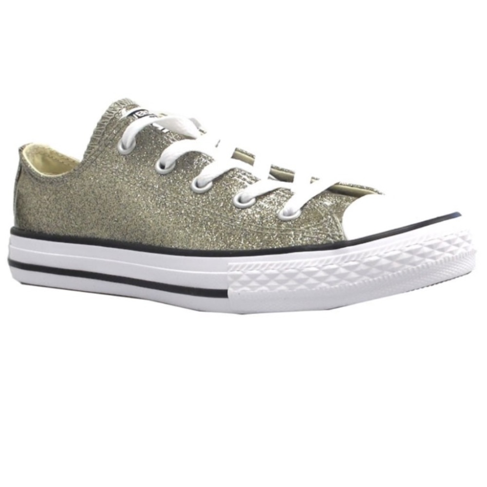 Converse Gold Glitter All Star Chuck Taylor Shoes